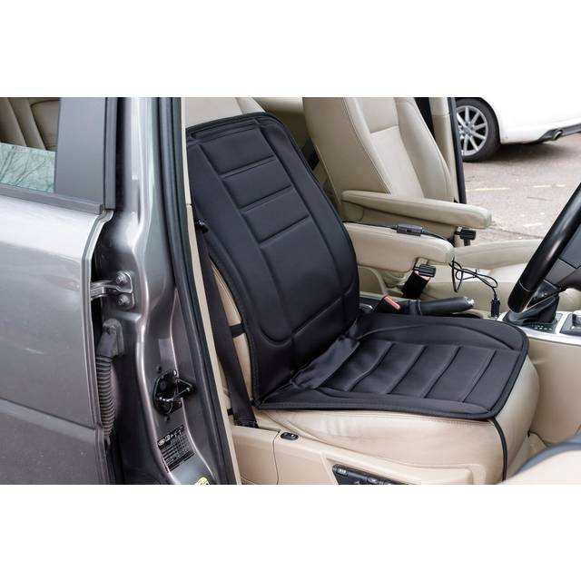 Car Heated Seat 12v Cover Foam Padded Thermostat Cushion Vehicle Van Lorry