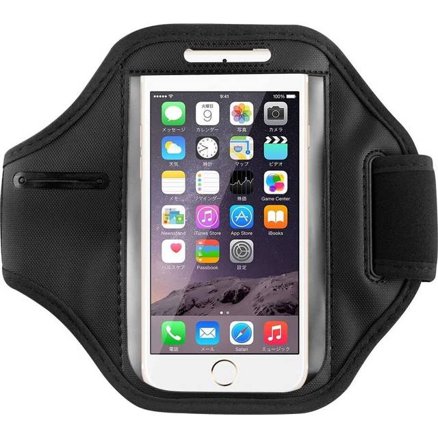 (Black) For iPhone SE 2020 Running Jogging Armband Case