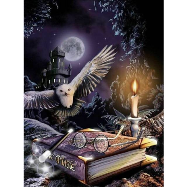 (Magic Book) Full Drill 5D Diamond Painting Embroidery Picture Art Cross Stitch DIY Kit
