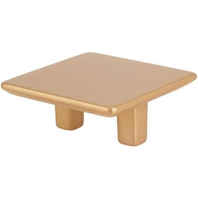 32 mm Medium Square Pull, Matte Brass