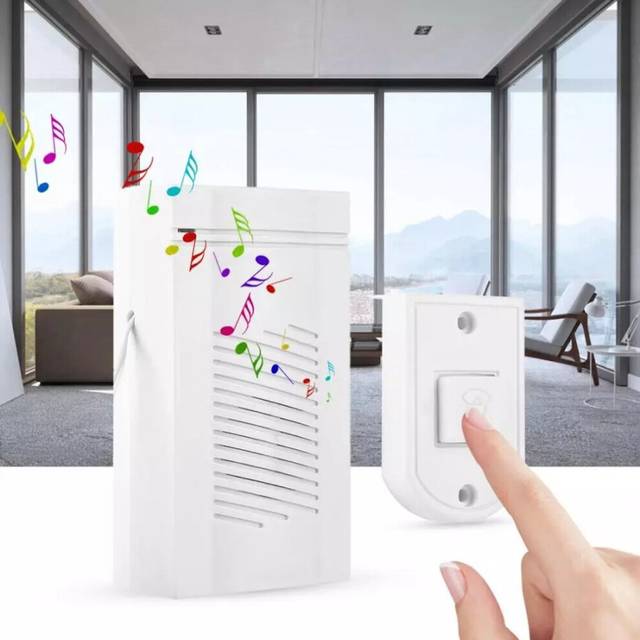 Bakeey Wired Doorbell Guest Welcome Door Bell Button For School Hospital Laboratory Wall