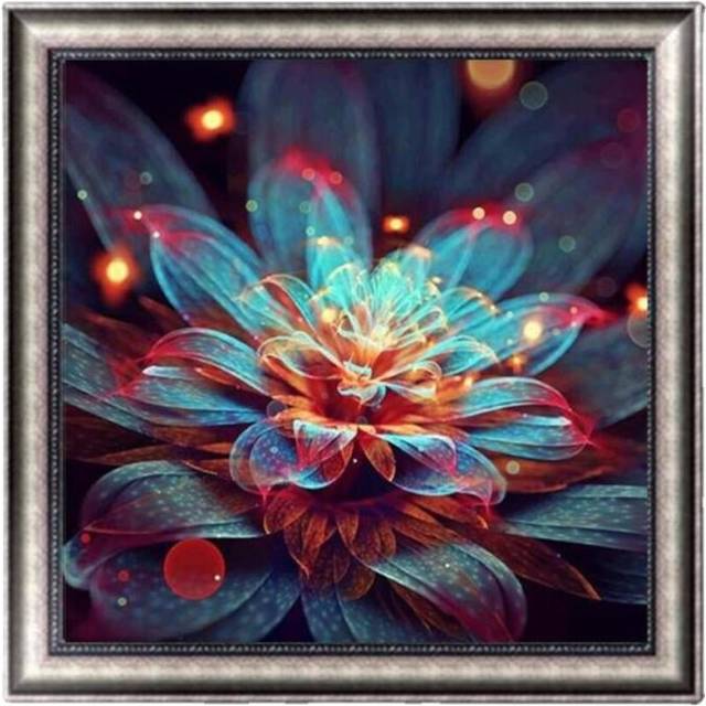 Full 5D Diamond Paintings Tool Abstract Flower Craft Stitch Tools Home Wall Decorations