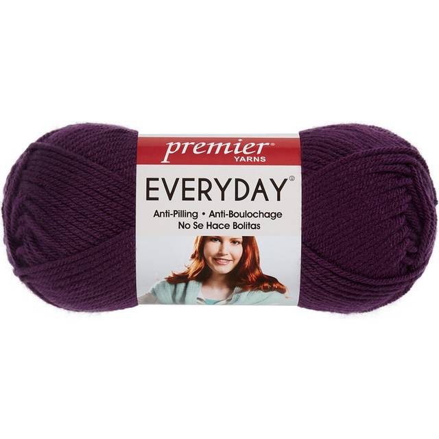 Premier Anti-Pilling Everyday Worsted Yarn-Aubergine DN100-10