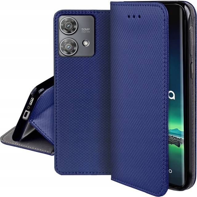 Motorola Moto Edge 40 Pro PlÃ¥nboksfodral Smart - MarinblÃ¥