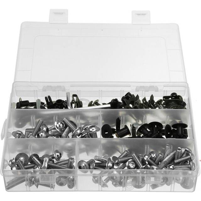 1060Pcs Alloy Steel 10.9 Grade Hex Socket Button Round Head Screws Bolt Assortment Kit M2 M3 M4 M5