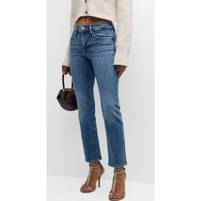 Le High Straight Ankle Jeans - DAPHNE BLUE - 32