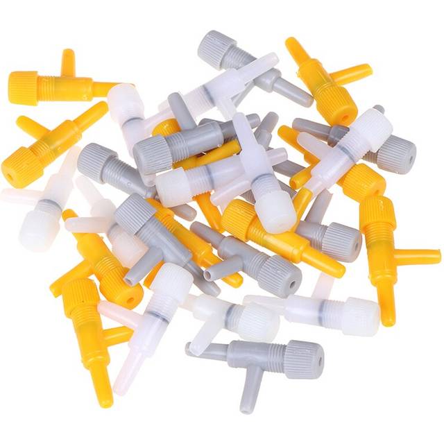 10Pcs Aquarium Air Line Tubing Fish Tank Oxygen Air Pump Volume Flow Control Valve Water Tanks Accessories