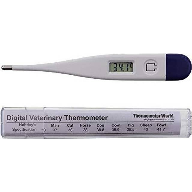 Digital Vets Thermometer For Pet Owners of Dogs Cats Horses Animals With FREE Veterinary Hobday's Spec Chart