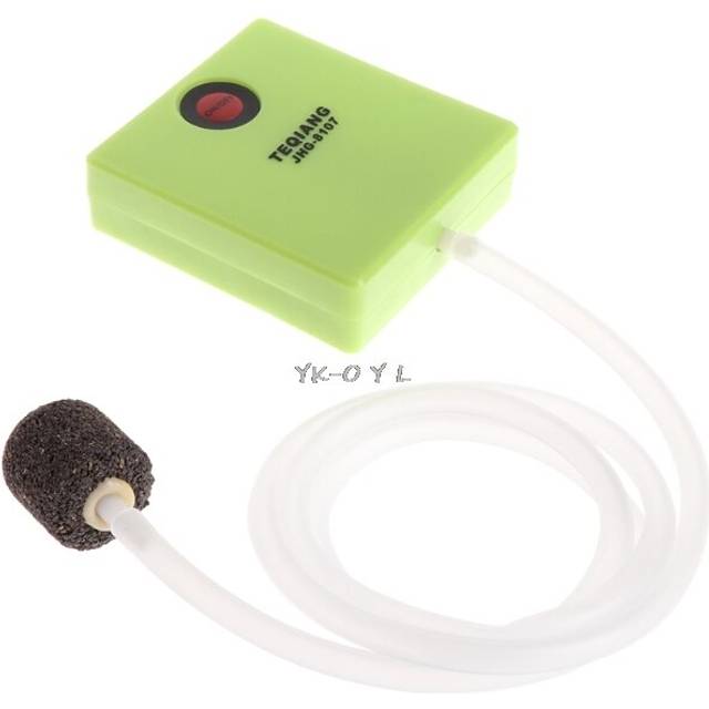 1Pc Aquarium Dry Battery Operated Fish Tank Air Pump Aerator Oxygen With Air Stone