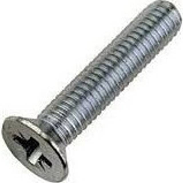 Countersunk Machine Screws/Bolts A2 Stainless Steel Pozi Csk Head M4 4mm x 12mm (Pack of 50