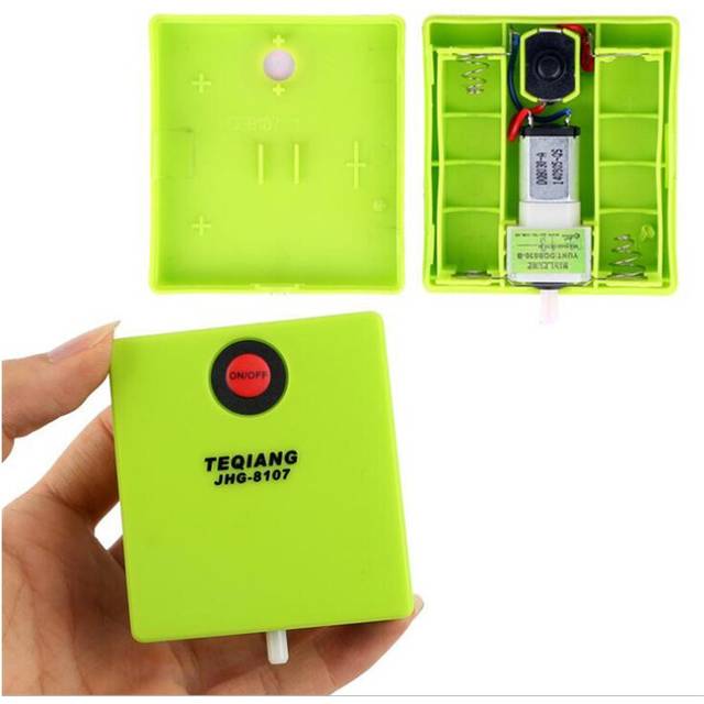 Ultra Silent Aquarium Air Pump Single Outlet Dry Cell Battery Operated Fish Tank Oxygen Pump Air Compressor