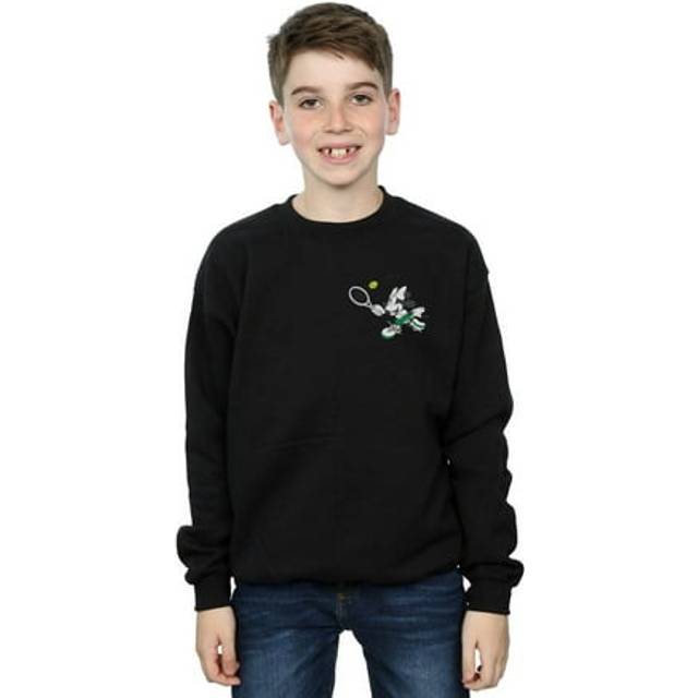 Minnie Mouse Tennis Breast Print Sweatshirt - Black - 5-6 Years