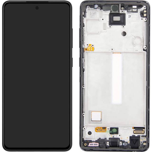 Complete block samsung galaxy a52 lcd screen touchscreen original samsung black