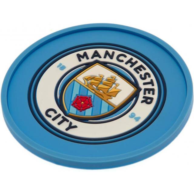 Manchester City Fc Silicone Coaster