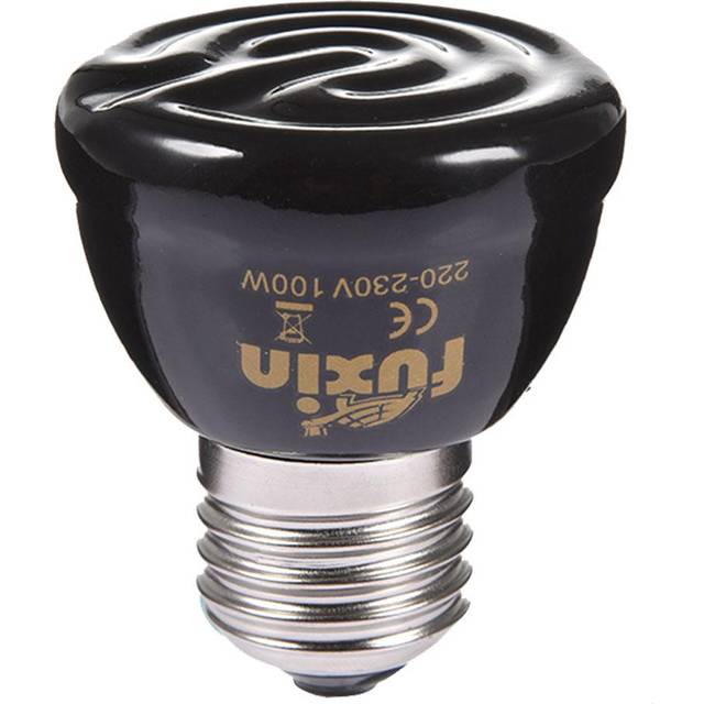 Långt infraröd husdjur värmelampa keramisk husdjur värmelampa glödlampa husdjur brooder kycklingar reptil lampa 25w 50w 75w 100w 2 typer