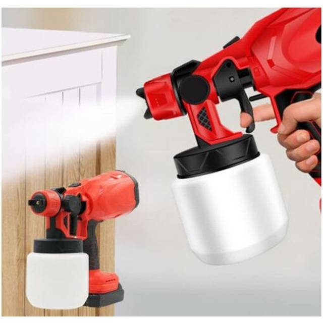 Portable Automatic High-pressure Paint Spray Gun, Cordless Paint Sprayer