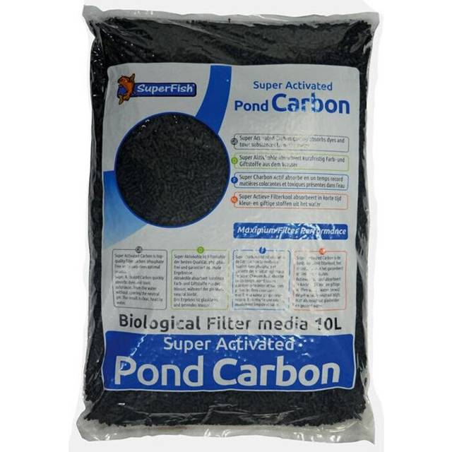 Superfish filter carbon bag 10 litres activated media clear water pond aquarium