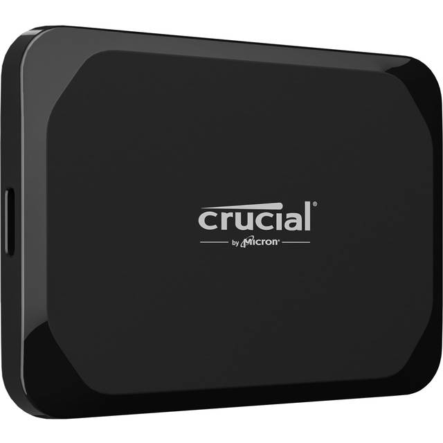 Crucial X9 4TB Bärbar Externa SSD - Upp till 1050MB/s, Fungerar med PlayStation, Xbox, PC och Mac, Externa Solid State-diskar, USB-C 3.2 - CT4000X9SSD902