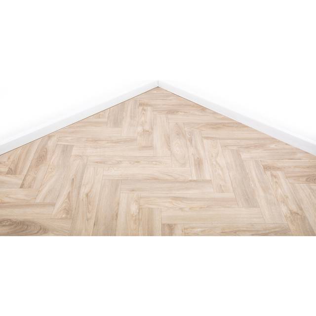 (2m, 9m) Sunbeam Herringbone Vinyl Lino Roll Flooring