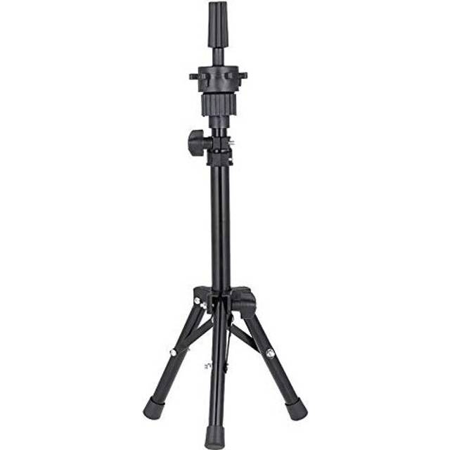 Mini Hairdressing Head Tripod, Anself Adjustable Mannequin Training Head Stand False Head Holder