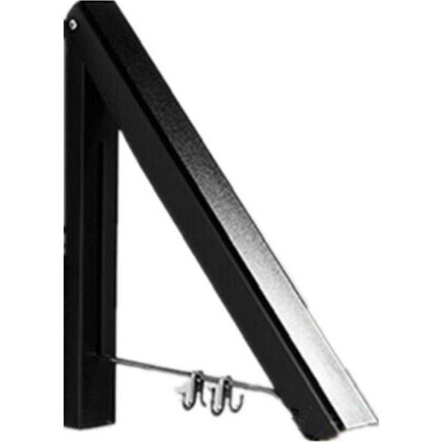 Multifunctional Space Aluminum Invisible Drying Rack, Size:Black