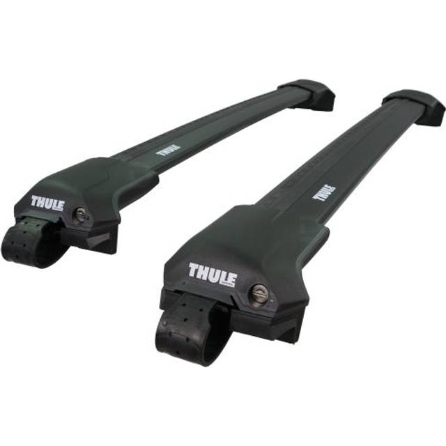 Thule Roof Bars for Ford Tourneo Connect 2022 - 2025 (Open Roof Rails) | WingBar Edge Black Aluminium Car Roof Rack