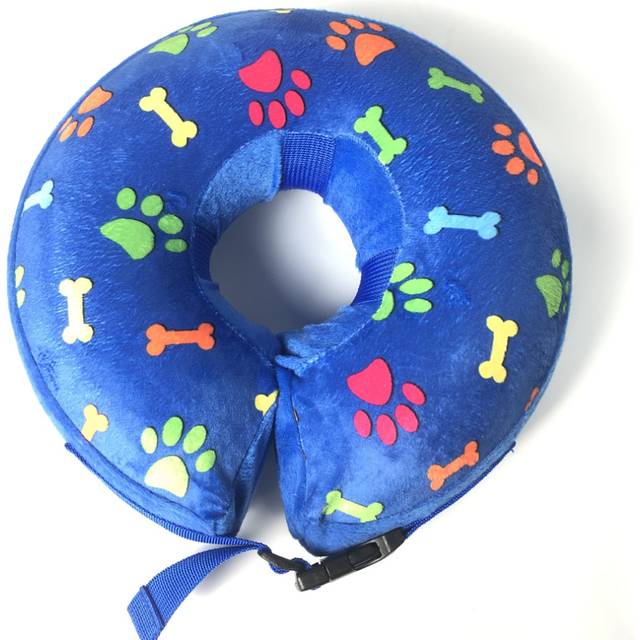 Blue Paw Print Fills The Safety Fence Collar To Keep Your Pet Safe On The Right Side Of The Fence.Blue Internal Diameter 9