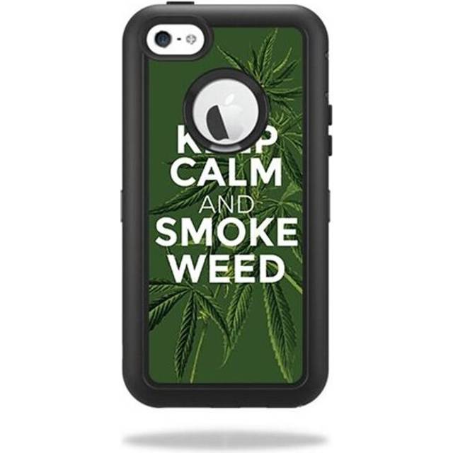 MightySkins OTDIP5C-Smoke Weed Skin for Otterbox Defender iPhone 5C Case - Smoke Weed