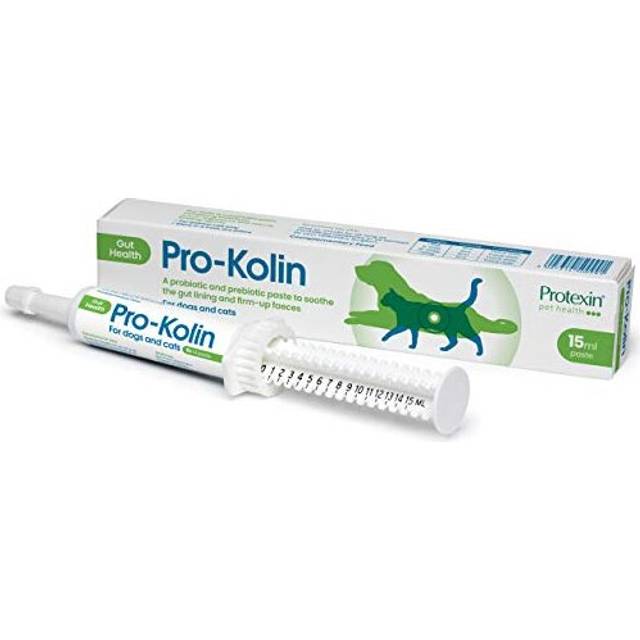 Protexin - Pro-Kolin for dogs and cats - Probiotic paste to support the gut 15ml + Syringe