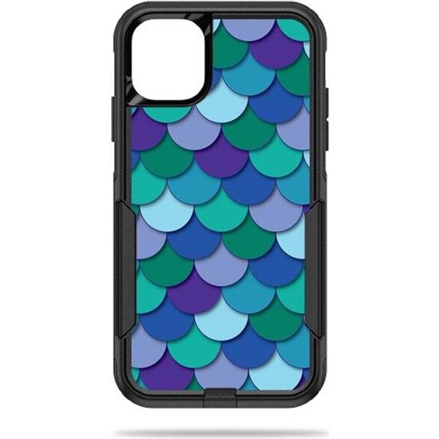 MightySkins OTCIP11-Blue Scales Skin for Otterbox Commuter iPhone 11 - Blue Scales