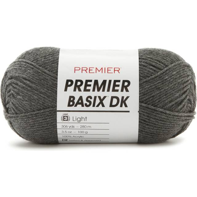 Premier Yarns Basix DK Yarn-Charcoal 1142-64