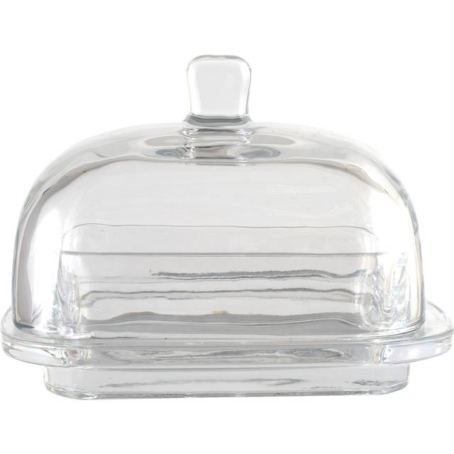 Glass Butter Dish - Clear