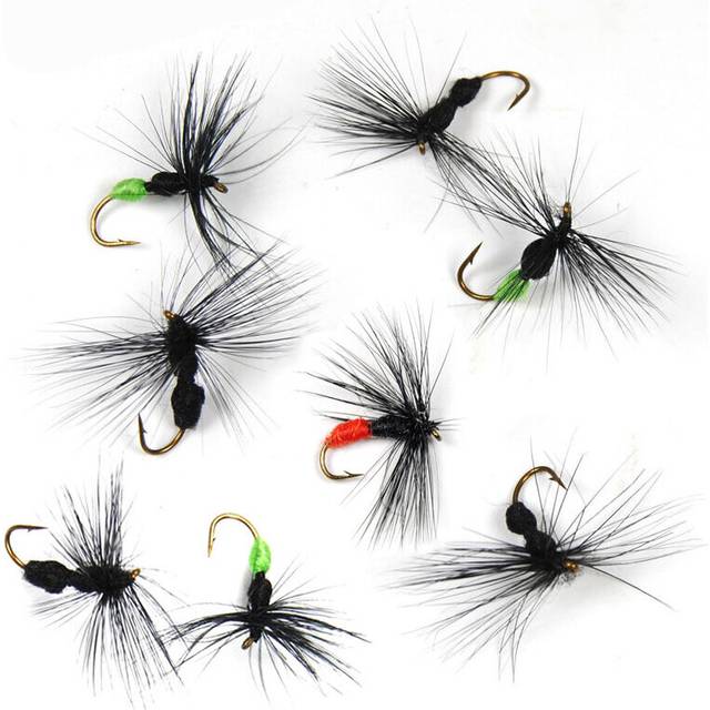 10pcs #10 Artificial Insect Bait Lure Ant Fly Trout Artificial Fishing Lures