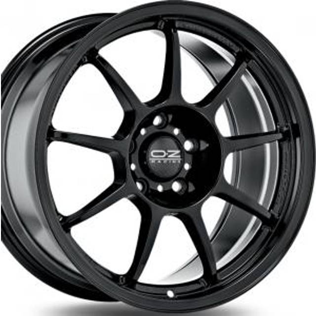OZ Racing I-TECH Alleggerita HLT Alloy Wheels In Gloss Black Set Of 4 - 18x10 Inch ET40 5x120.65 PCD 70.1mm Centre Bore Gloss Black, Black