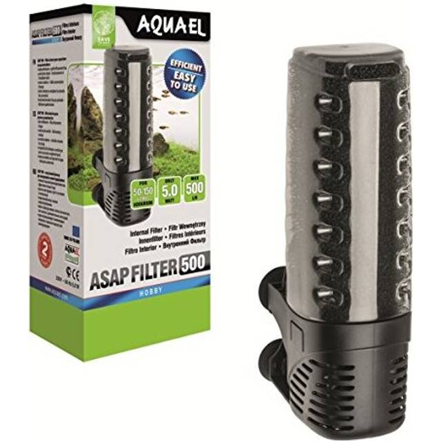 Internal Aquarium Filter ASAP - Works well in shallow water â perfect for aqua-terrariums, High-performance, efficient water filtration (Filtr ASAP