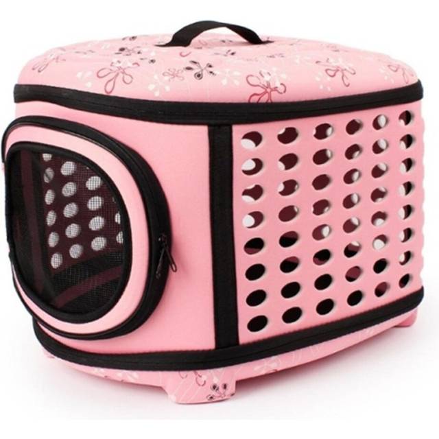 EVA Portable Folding Pet Tote Pet Carrier Bag(Pink)