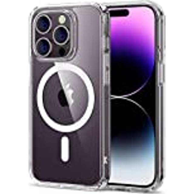 ESR Classic Hybrid Magnetic Case with HaloLock, Compatible with iPhone 14 Pro Max Case, Compatible with MagSafe, Shockproof Military-Grade Protection,
