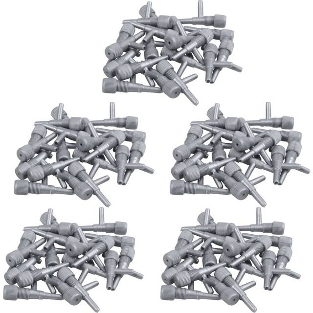 Aquarium Fish Oxygen Air Line Tubing Flow Control Valve 100 Pcs Gray