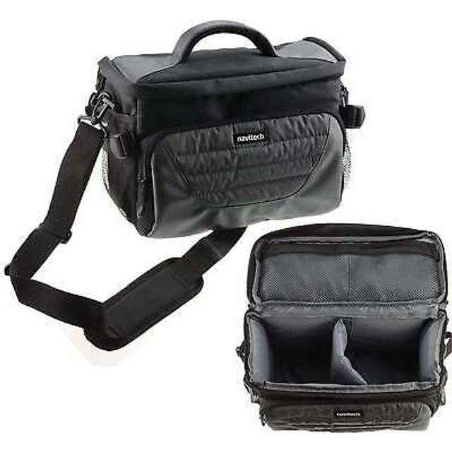 Navitech grey shoulder camera bag for sony a9 ii mirrorless camera