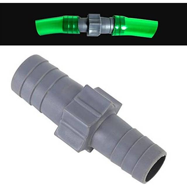Aquarium Hose Adapter Plastic Fish Tank Hose Converter Aquarium Tubing Pipe Connector Air Pump Hose Accessories (17mm to 20mm Gray)