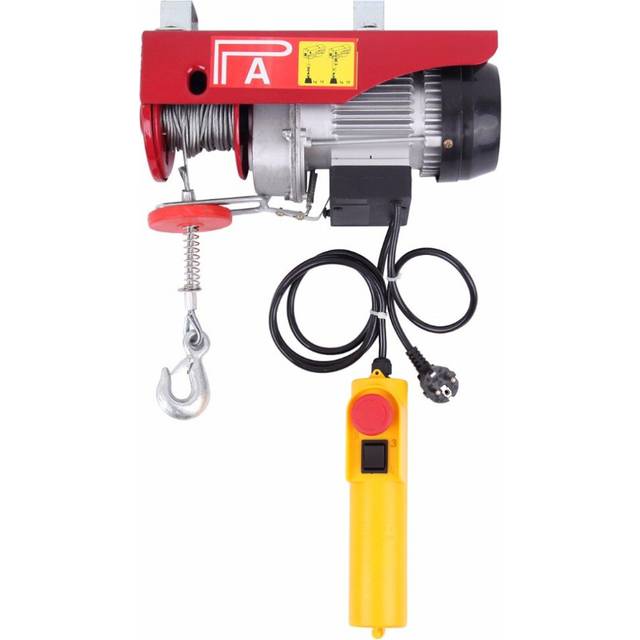 (Ship from EU) 250kg Electric Winch Hoist Crane Overhead Garage Winch Remote Control Auto Lift