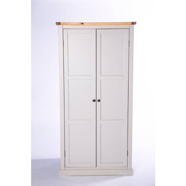 Estabrook 2 Door Wardrobe - Water Base Lacquer (185cm H X 90cm W X 55cm D)