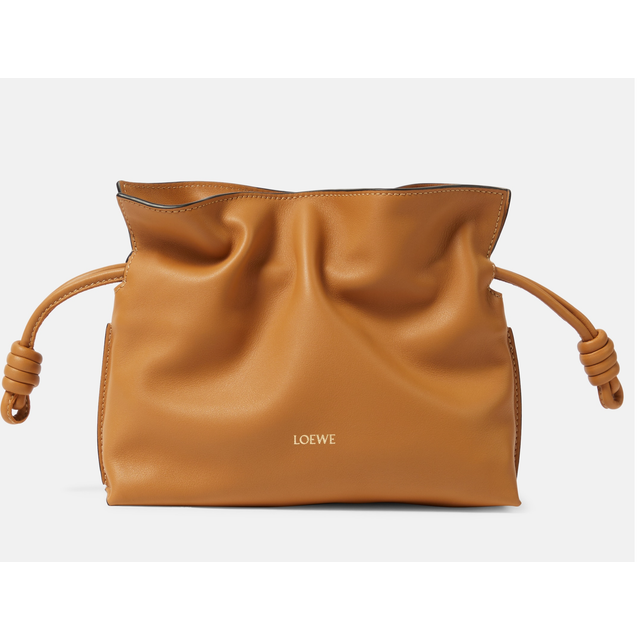 Loewe Flamenco Mini leather clutch - neutrals (One Size)
