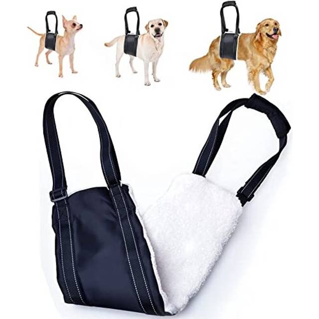 Small Dog Mobility Aids Support Sling For Back Legs, Adjustable Dog Lifting Harness to Lift Pets Hind Front Rear for Canine and Old K9 Cruciate