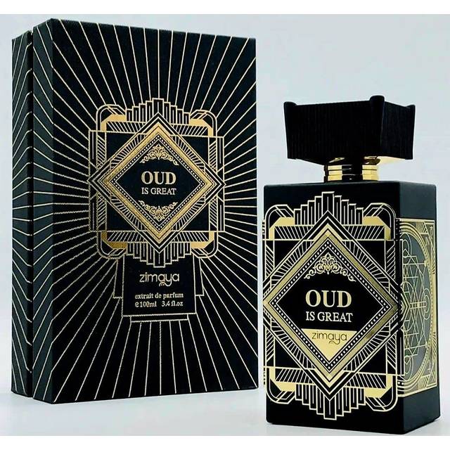 Afnan Zimaya Oud is Great Unisex Extrait De Parfum  3.4 Fl. Oz