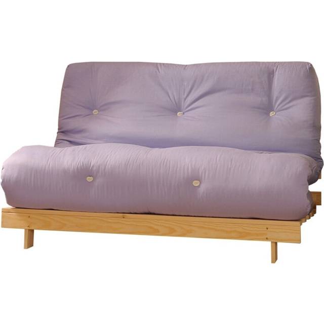 (Lilac, 4ft6 Double) Ayr Luxury Futon Set