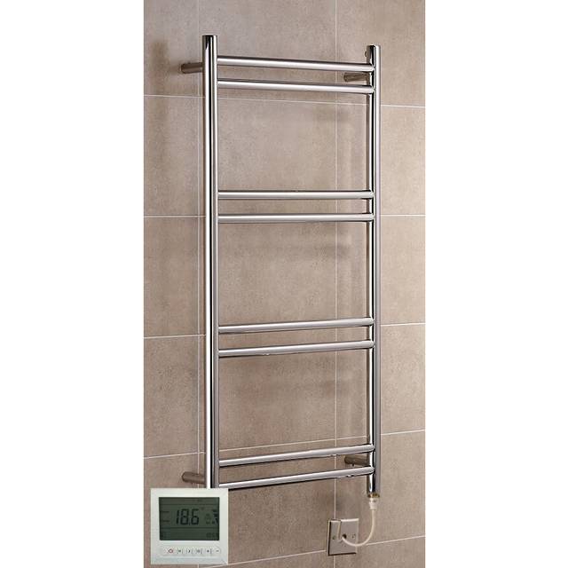 (500mm x 1000mm, Yes) Tirana Electric Stainless Steel Towel Rails
