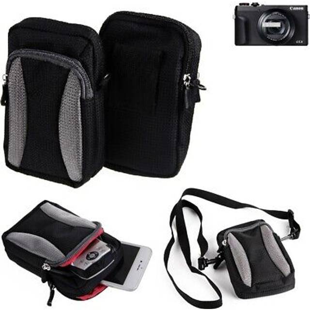Big holster for canon powershot g5 x mark ii belt bag cover case outdoor protect