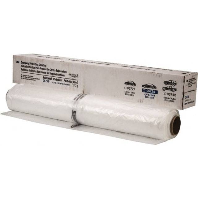 3M Overspray Protective Sheeting 16' X 400Ft 1Roll/Cs