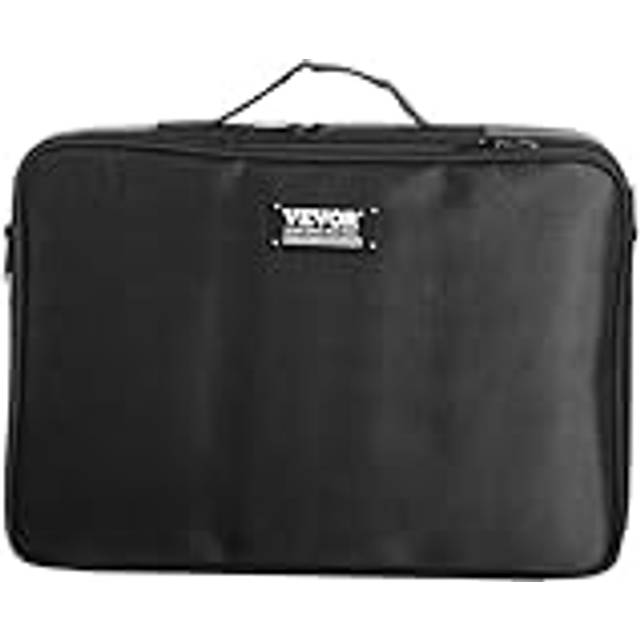 Vevor HZBXSTS3C000OKIS6V0 3 Tiers Makeup Train Case Large Storage, Black